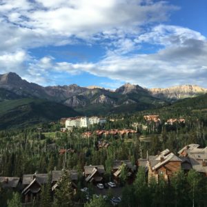 View from the Gondola - Telluride Yoga Festival